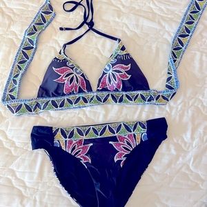 Trina Turk matching bikini and cover up